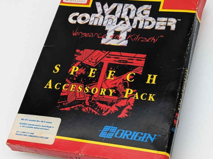 Wing Commander II - Vengeance of the Kilrathi - Speech Accessory Pack - Box