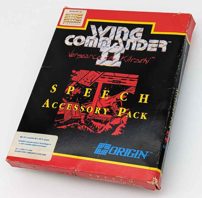 Wing Commander II - Vengeance of the Kilrathi - Speech Accessory Pack - Box