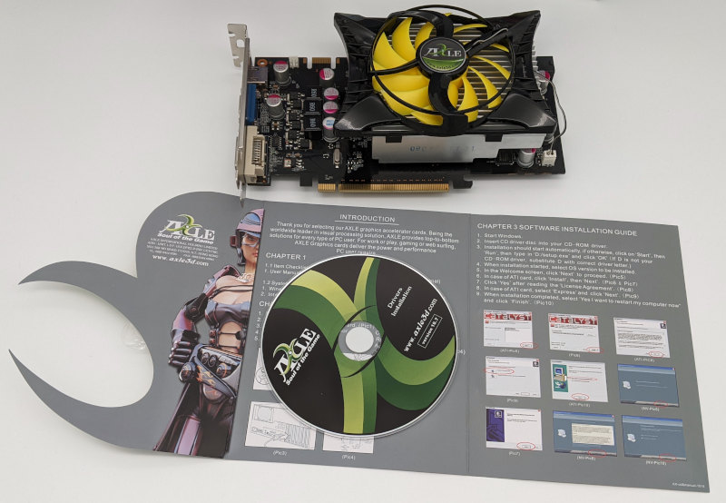 Axle3D Geforce 9800GTX+ Grafikkarte 1GB - Treiber-CD für Windows