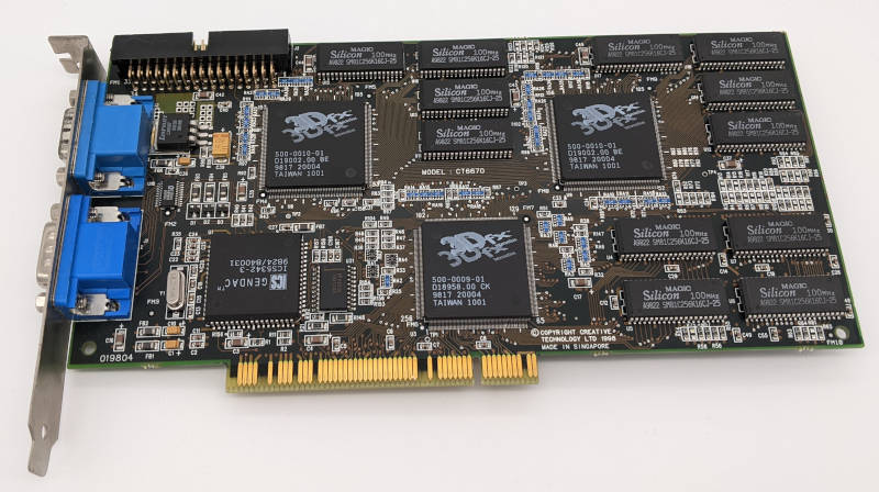 Creative 3D Blaster - Voodoo2 Grafikbeschleuniger - 12MB - PCI-Karte - 3Dfx - CT6670