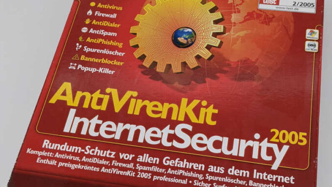 GData AntiVirenKit - Internet Security 2005 - Windows Security - Originalverpackung