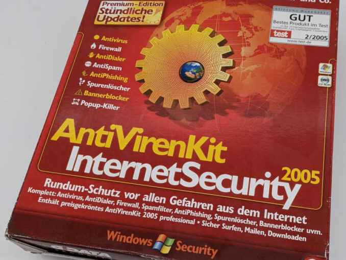 GData AntiVirenKit - Internet Security 2005 - Windows Security - Originalverpackung