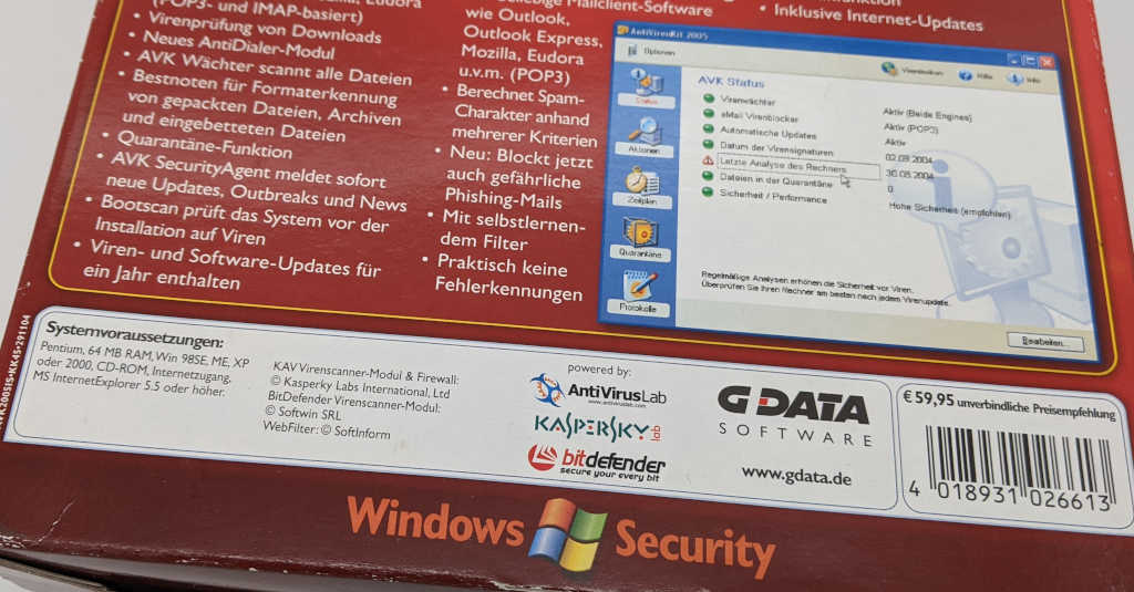 GData AntiVirenKit - Internet Security 2005 - Windows Security