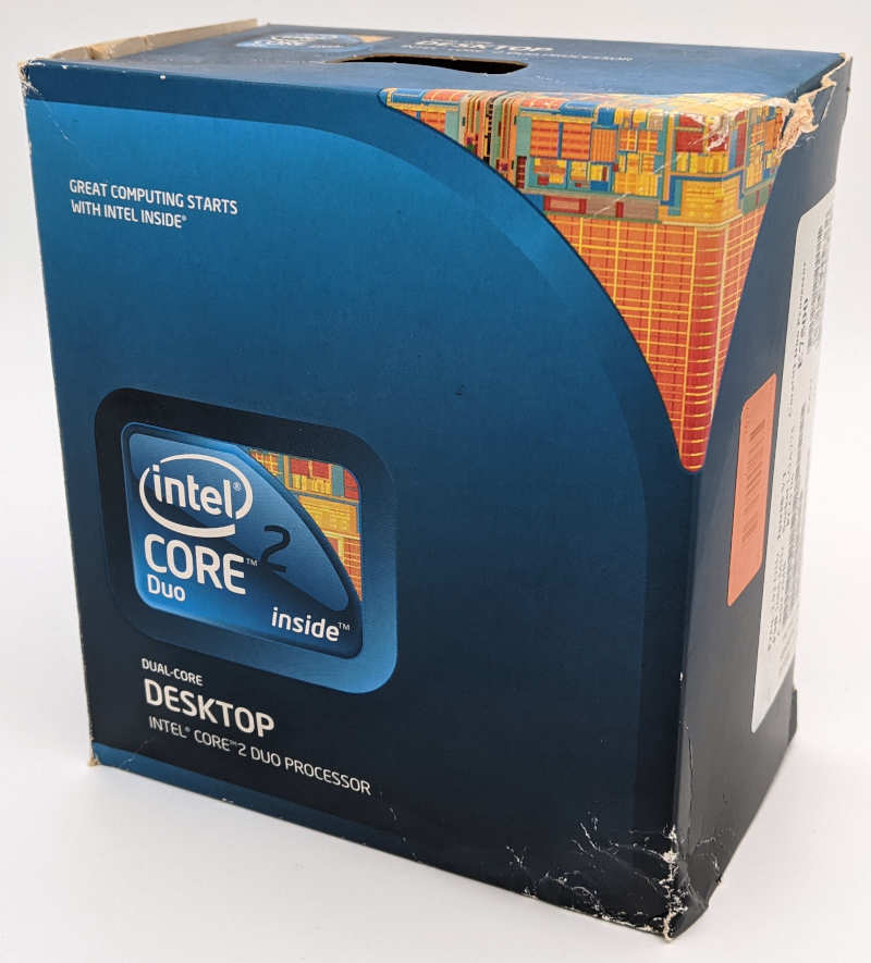 Intel Core2 Duo Prozessor E7500 - Boxed - Originalverpackung mit Kühler