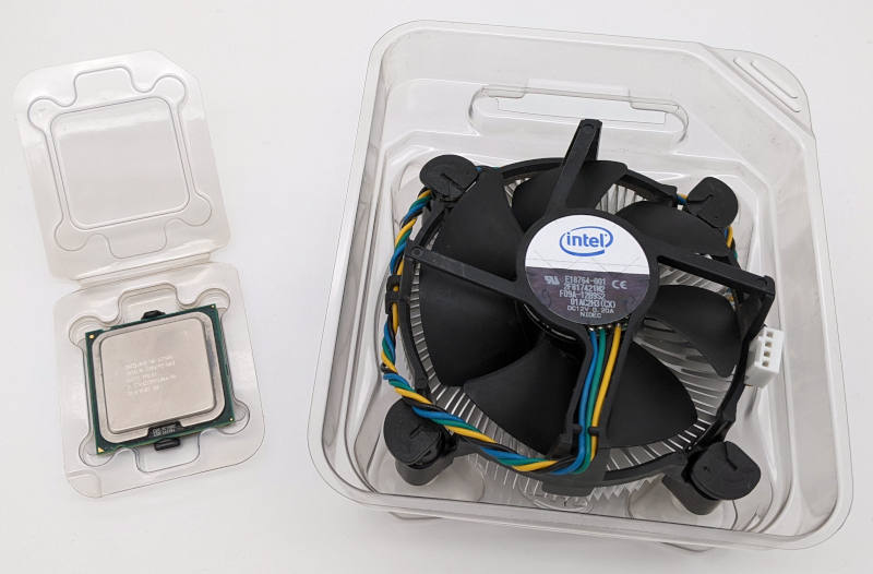 Intel Core2 Duo Prozessor E7500 - CPU und Kühler