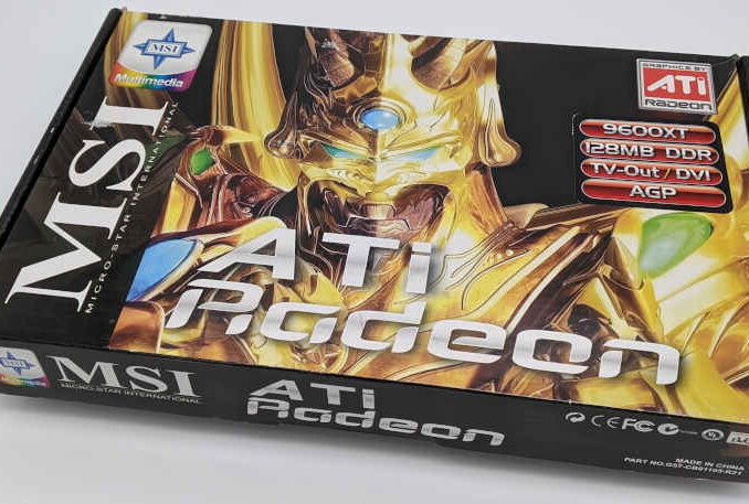 MSI ATI Radeon 9600XT Grafikkarte AGP 128MB DDR