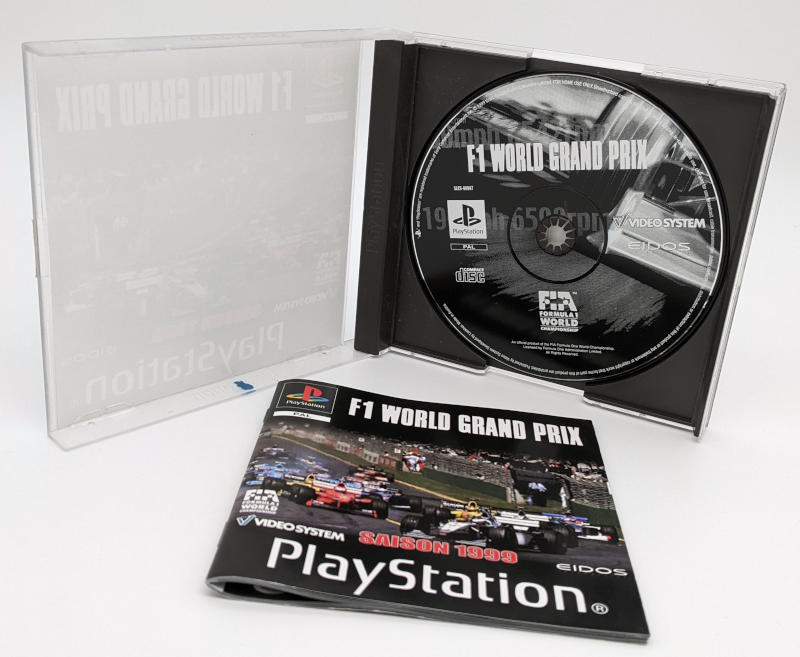 Sony Playstation PS1 Spiel - F1 World Grand Prix - Eidos - CD-ROM und Handbuch