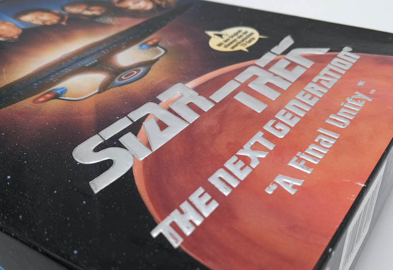 PC-Spiel Star Trek - The Next Generation - A Final Unity - Big Box - erhabene Schrift