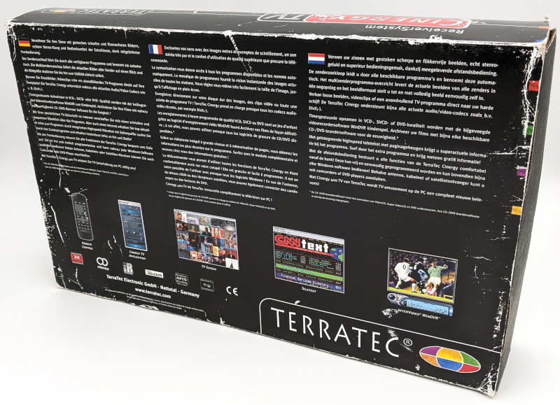 Terratec Cinergy 400 TV - TV-Karte PCI Originalverpackung - Rückseite