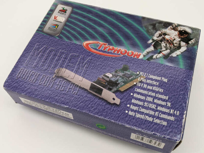 Typhoon Modem Quick Com 56 PCI - Originalverpackung