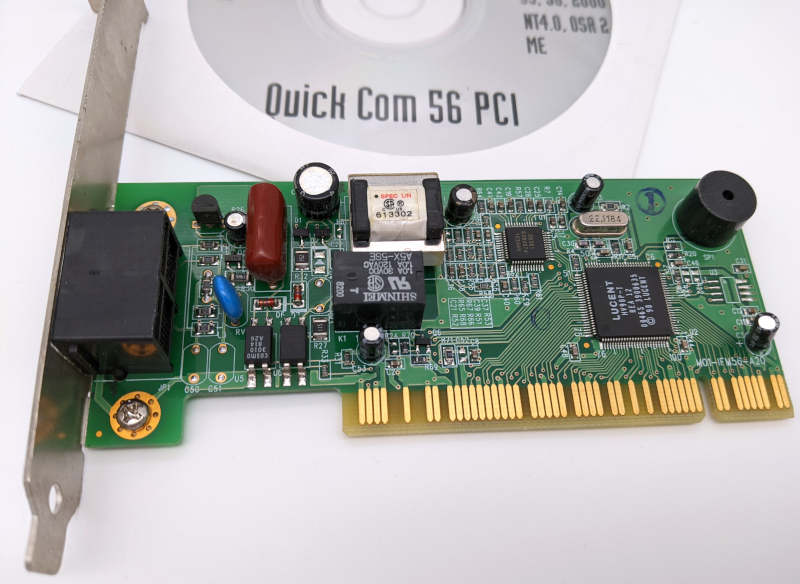 Typhoon Modem Quick Com 56 PCI - PCI-Karte mit Lautsprecher