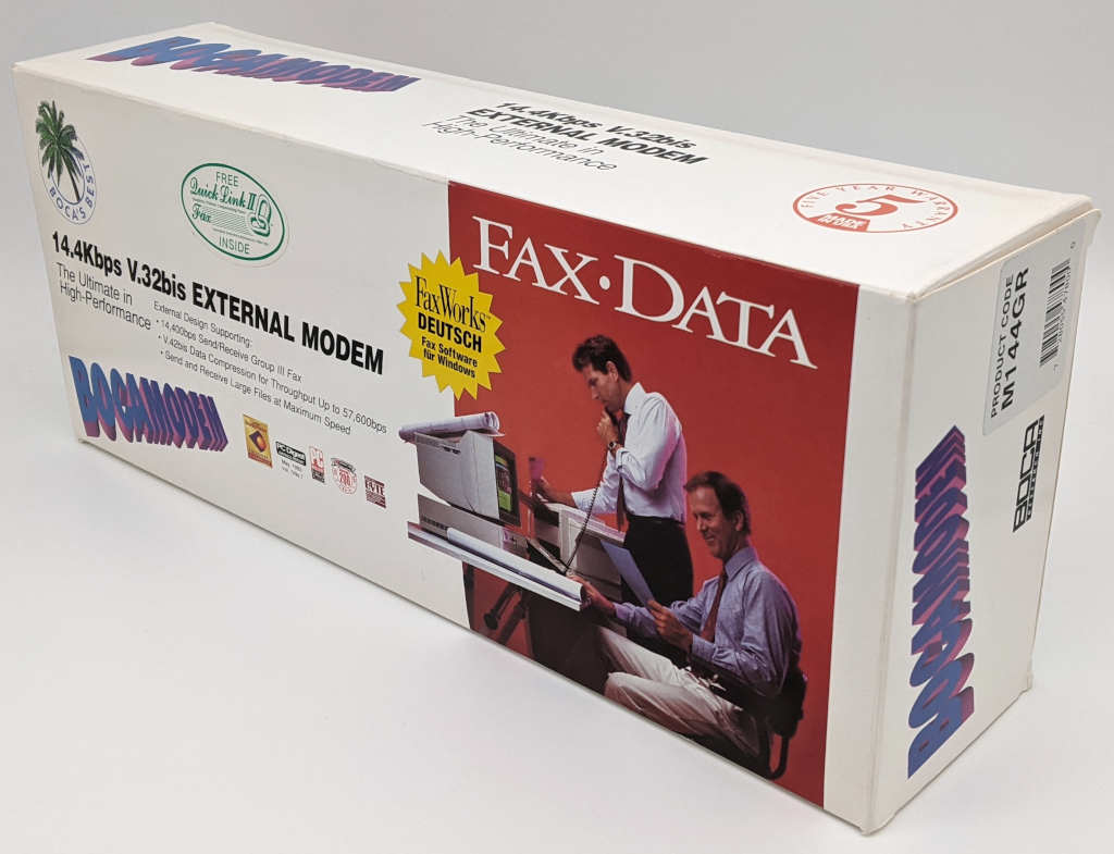Bocamodem 14.4Kbps Fax Data External Modem Seriell - Originalverpackung