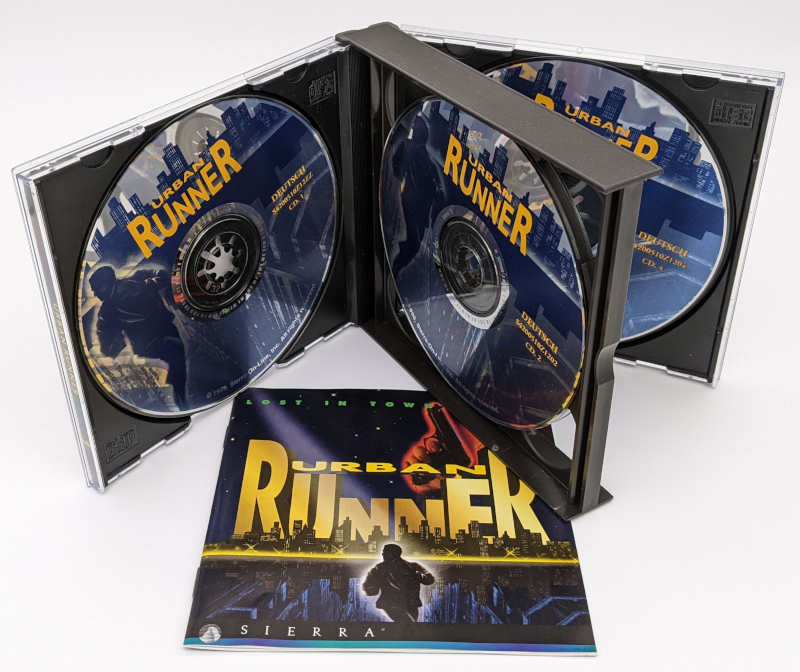 PC-Spiel Sierra Urban Runner - 1996 - 4 CDs
