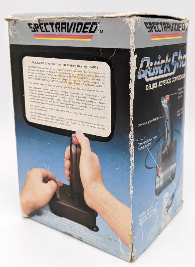 Spectravideo QuickShot Deluxe Joystick Controller 1982 - Originalverpackung - 90 Tage Garantie