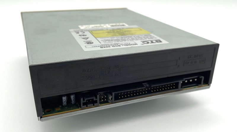 BTC CD-ROM BCD 20XB ATAPI - Rückseite Jumper
